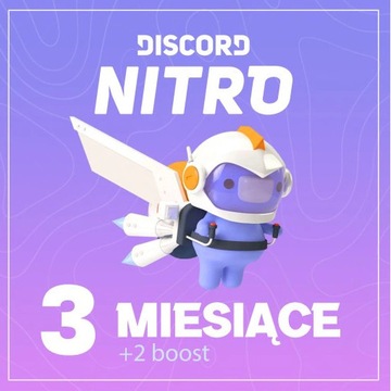Discord nitro NA 3 MIESIACE (najtaniej)