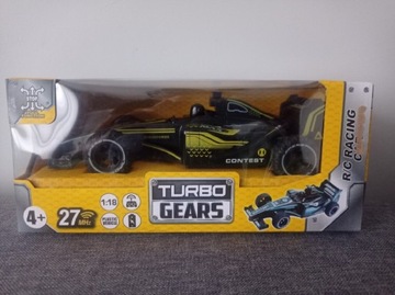 FORMUŁA TURBO GEARS R/C RACING CAR NA PILOTA