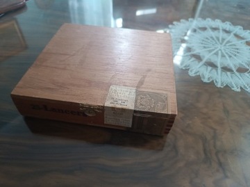 Pudełko drewniane po cygarach Niemcy Dominikana