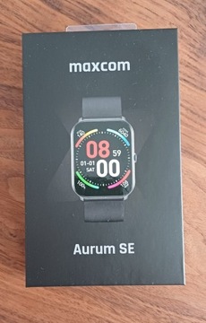 Smartwatch Maxcom FW36 Aurum SE czarny NOWY