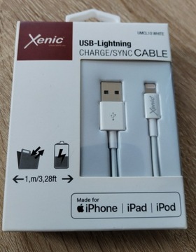 Kabel do iPhone/iPad/iPod 1,m/3,28