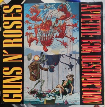 Guns N' Roses - Appetite For Destruction. LP. VG++