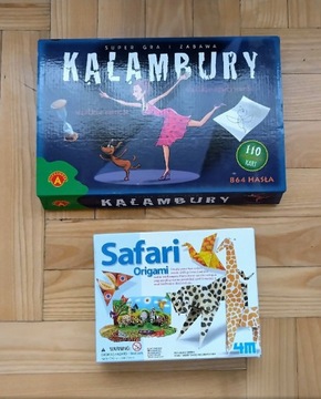 Gra Kalambury i Origami Safari 