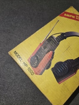 Słuchawki z radiem z lat 80tych HP-1000