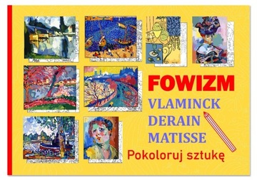 Duża kolorowanka odstresowywująca 30x40cm Fovizm