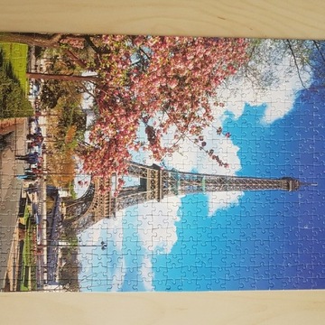 Puzzle Clementoni 500 el. Wieża Eiffla wiosną