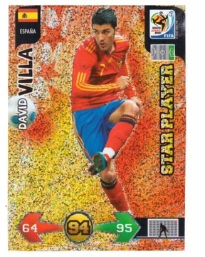 PANINI WORLD CUP 2010 AFRICA VILLA HISZPANIA