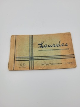 Francja Loudres lata30 zestaw pocztowek