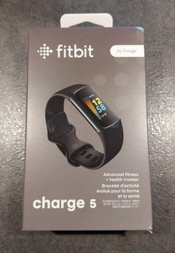 Fitbit Charge 5 czarny - nowy/zaplombowany OKAZJA!
