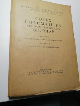 Kodeks dyplomatyczny Śląska tom II Maleczyński