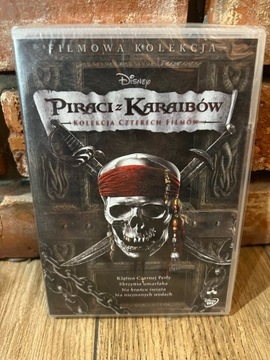 Piraci z Karaibow kolekcja 4 filmow DVD