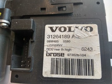 Silniczek szyby Volvo V50 lewy tył
