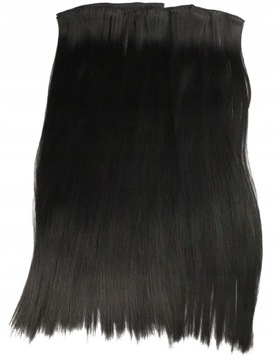 Treska włosy długie syntetyczne czarny Patt damska