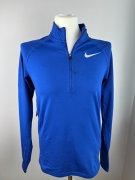 NOWA kobaltowa męska bluza suwak DRY FIT NIKE S