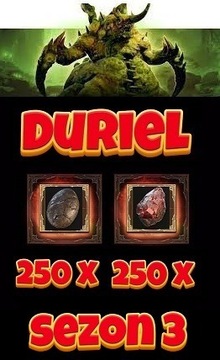 Diablo 4 SEZON 3 Duriel Shard Agony Slick Egg