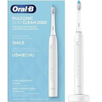 ORAL-B Pulsonic Slim Clean 2000 biały