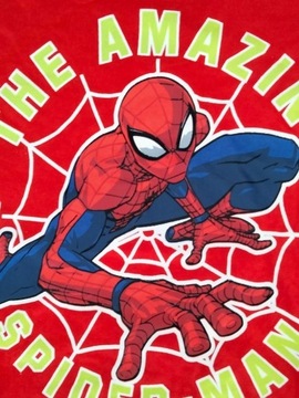 Bluzka chłopięca Spiderman r. 134 9 lat czerwona