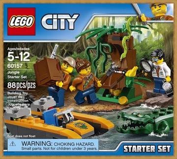 Klocki LEGO City 60157  Dżungla - zestaw startowy