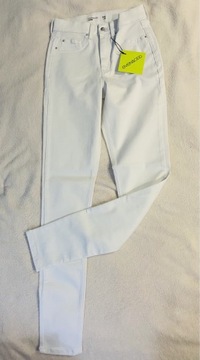 Spodnie jeansowe białe NOWE, rozm.36 S