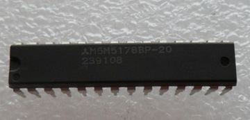 M5M5178BP-20 8k x 8-Bit High Speed CMOS Static RAM