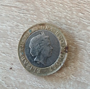 Moneta, Wielka Brytania, Elizabeth II, 2 Pounds, 