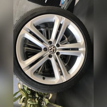 alufelgi vw tiguan sharan oryginalne 19" z oponami