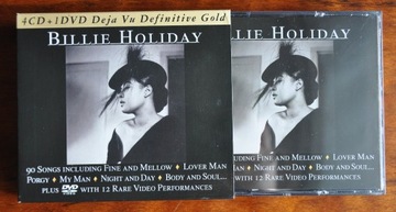BILLIE HOLIDAY Deja Vu Definitive Gold 4 CD + DVD