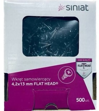 Wkręt samowiercący Siniat Flat Head 4.2x13mm