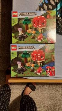 Klocki Lego Minecraft  21179 the mushroom house