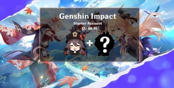 Genshin Impact Konto EU AR 10 Hu Tao + Losowa 5*
