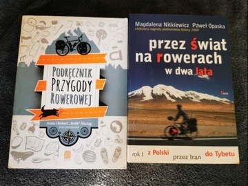 2 książki o tematyce rowerowej kolarstwo