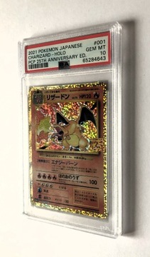 PSA 10 Pokemon Charizard Holo 25th Anniversary JPN