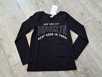 T-shirt dziewczęcy dł rękaw Brooklyn/ rozm 134/140