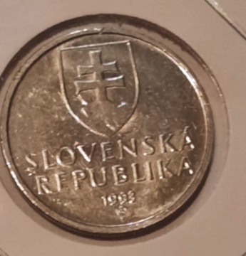 Moneta 5 koron 1993 Słowacja  M17