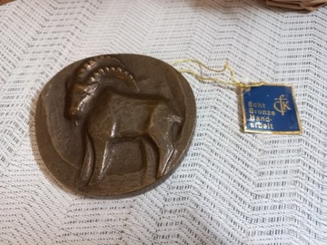Duży medallion z brązu Okazja