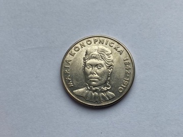 Moneta 20 złotych zł 1978 rok Konopnicka