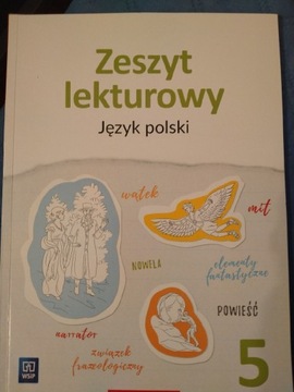 Zeszyt lekturowy. Język polski 5, WSiP