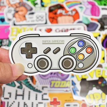 STICKER BOMB NAKLEJKI RETRO GAMING 50SZT/54