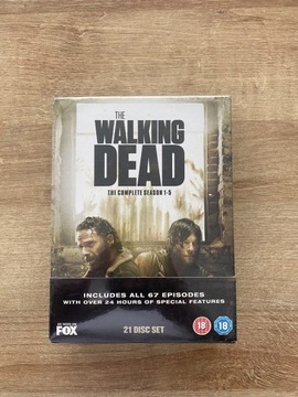 The Walking Dead sezony 1-5 DVD wersja angielska