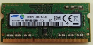 DDR3 SAMSUNG 4GB 1600MHz 1Rx3 PC3L-12800S-11-13-B4