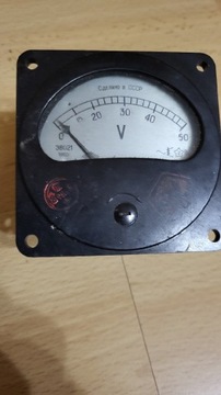 Woltomierz prądu zmiennego 0-50 V prod. ZSSR