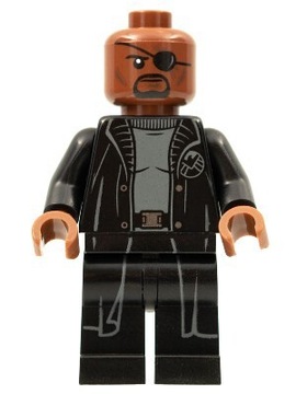 LEGO minifigurka Nick Fury sh585b 