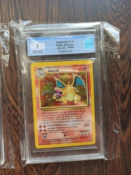 Pokemon Karta Charizard Base Set Holo 1999r. PSA 7