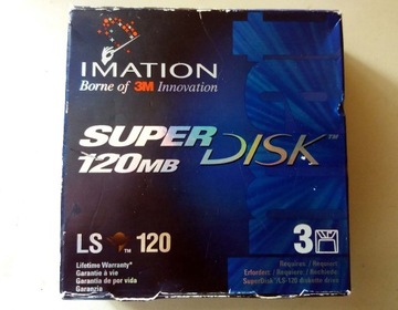 Dyskietka Superdisk Ls-120 Imation 120MB Nowe