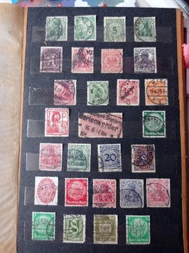 Stare znaczki deutches reich kolekcja