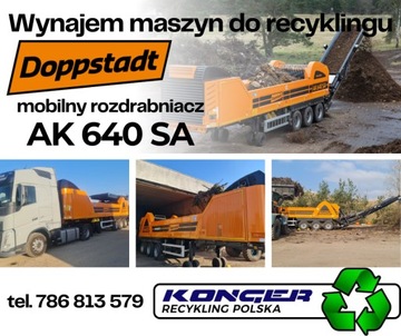 Wynajem rozdrabniacz - Doppstadt AK640SA