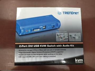 Trendnet TK-204UK przełącznik KVM