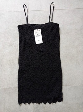 Koronkowa sukienka mini Zara S