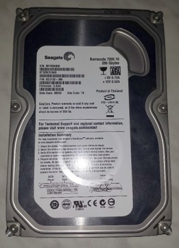 Sprawny dysk twardy 3,5'' Seagate Barracuda 250GB