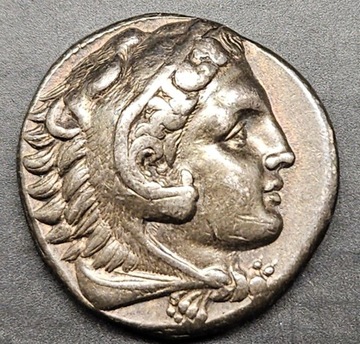 TETRADRACHMA, Grecja, Filip III, BARDZO ŁADNA